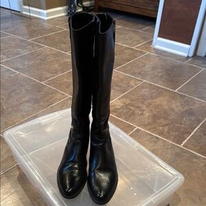 Calvin Klein Black Leather Boots